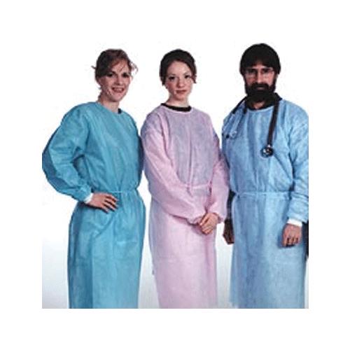 House Brand IC177 Isolation Gowns Knit Cuff One Size Fits All 50/Pk White House Brand IC177 Isolation Gowns Knit Cuff One Size Fits All 50/Pk White